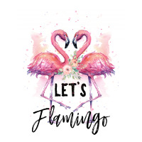 Let's Flamingo V-neck Tee | Artistshot