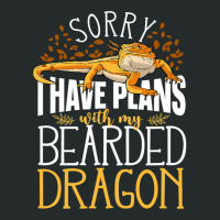 Sorry I Have Plans With My Bearded Dragon Women's Triblend Scoop T-shirt | Artistshot