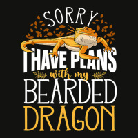 Sorry I Have Plans With My Bearded Dragon Scorecard Crop Tee | Artistshot