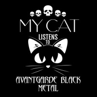 My Cat Listens To Avantgarde Atmospheric Black Metal Maternity Scoop Neck T-shirt | Artistshot