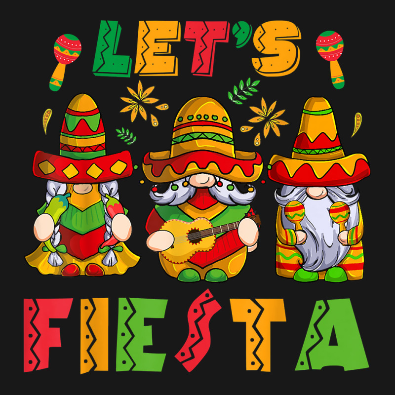 Let's Fiesta Cinco De Mayo Latin Gnomes Mexican Party Poncho T Shirt Flannel Shirt by wiltoban | Artistshot