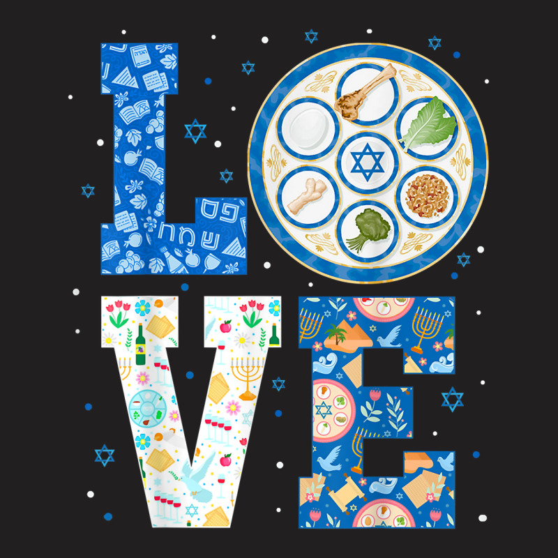 Love Cute Passover Decorations Funny Pesach Jewish Holiday T Shirt T-shirt | Artistshot