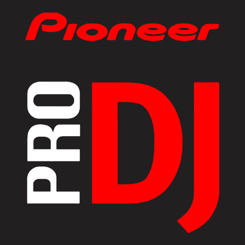 Fascinating Pioneer Pro Dj White Red T-Shirt by Bieniso | Artistshot