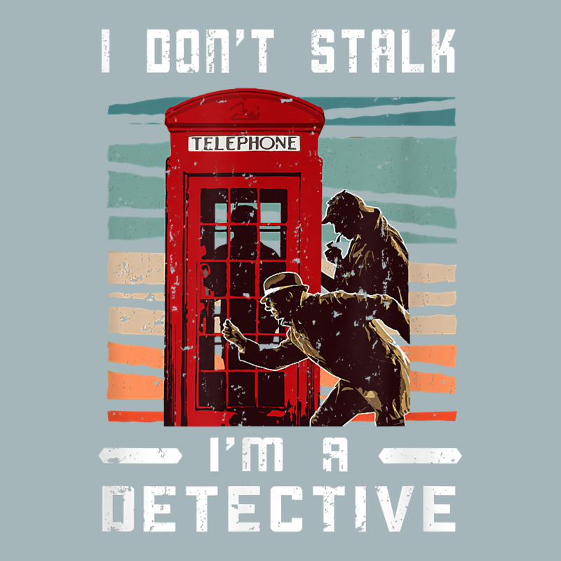 I Don't Stalk Retro Telephone Booth Investigator Detective T Shirt Unisex Sherpa-Lined Denim Jacket by latodorjnb | Artistshot