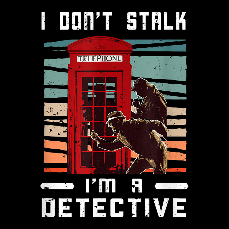 I Don't Stalk Retro Telephone Booth Investigator Detective T Shirt V-Neck Tee by latodorjnb | Artistshot