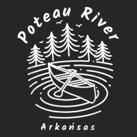 Poteau River Arkansas T Shirt Ladies Fitted T-shirt | Artistshot