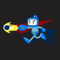 The Blue Bomber Man T-shirt | Artistshot