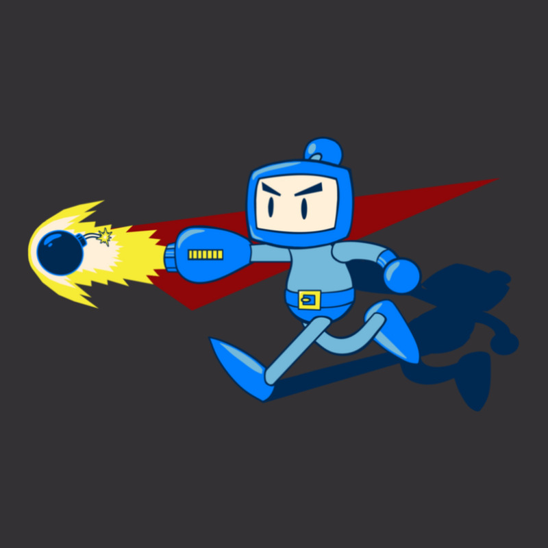 The Blue Bomber Man Vintage Hoodie And Short Set | Artistshot