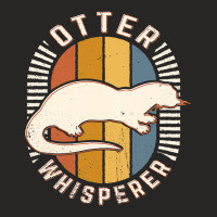 Otter Whisperer Vintage Classic Retro Animal Love Ladies Fitted T-shirt | Artistshot