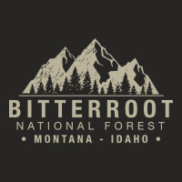 Bitterroot National Forest Montana Idaho Pullover Ladies Fitted T-shirt | Artistshot