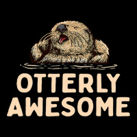 Otterly Awesome Positivity Otter Lover Positive Quote Women's V-neck T-shirt | Artistshot