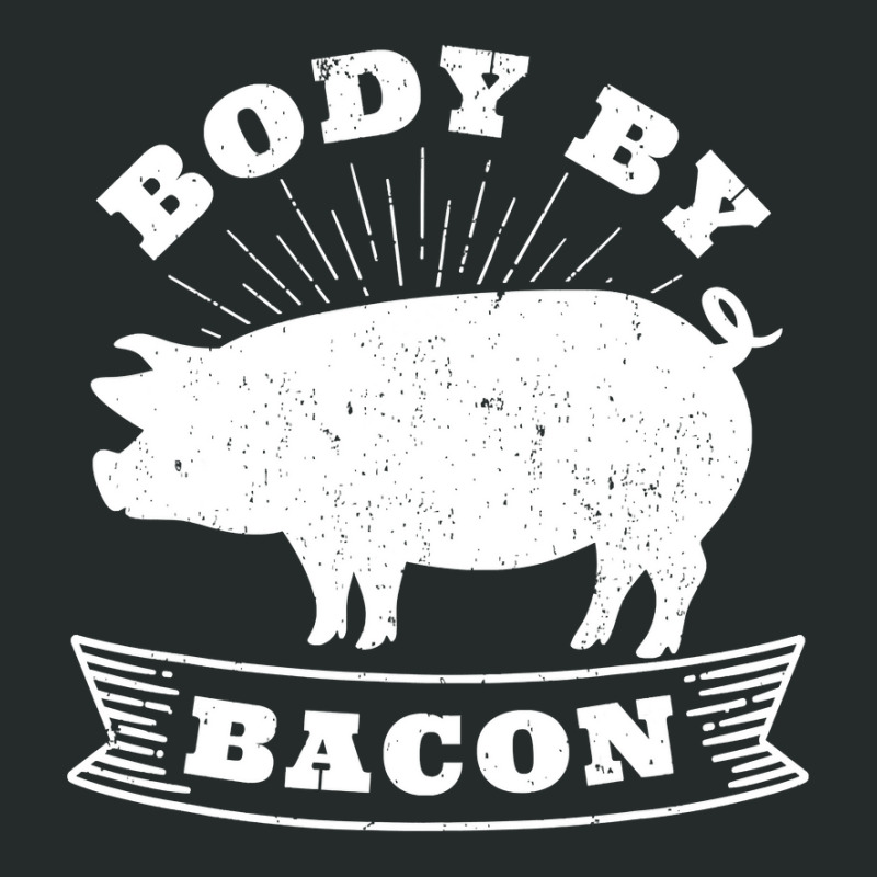 Body By Bacon Low Carb High Fat Ketogenic Diet Women's Triblend Scoop T-shirt by KimberleeWilson786 | Artistshot