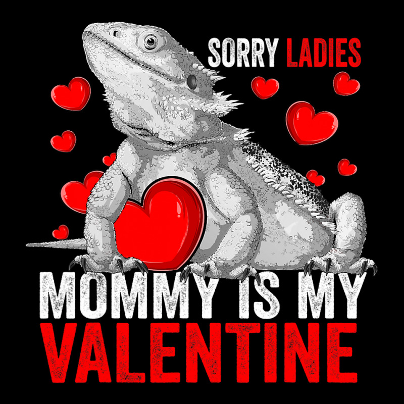 Sorry Ladies Mommy Is My Valentine Bearded Dragon Rescue V-Neck Tee by AURRADILLARD | Artistshot