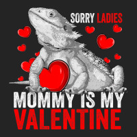 Sorry Ladies Mommy Is My Valentine Bearded Dragon Rescue 3/4 Sleeve Shirt | Artistshot