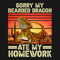 Sorry My Bearded Dragon Ate My Homework 1 2 Flannel Shirt | Artistshot