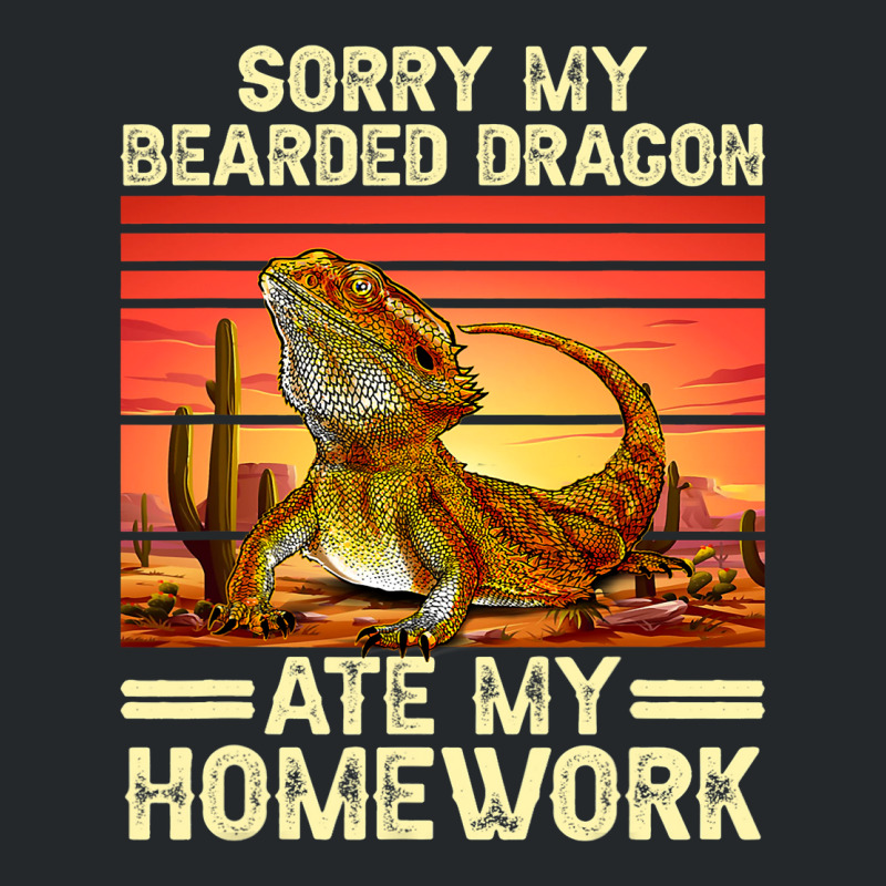 Sorry My Bearded Dragon Ate My Homework 1 2 Crewneck Sweatshirt by AURRADILLARD | Artistshot