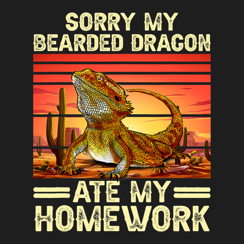 Sorry My Bearded Dragon Ate My Homework 1 2 Classic T-shirt by AURRADILLARD | Artistshot