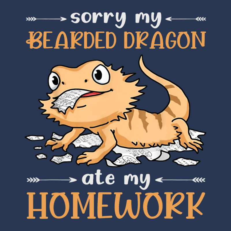 Sorry My Bearded Dragon Ate My Homework 31 Men Denim Jacket by AURRADILLARD | Artistshot