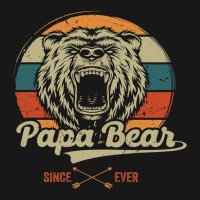 Papabear Papa Bear With Baby Daddy Dad Fathers Day Outfit 2 Flannel Shirt | Artistshot