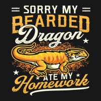 Sorry My Bearded Dragon Ate My Homework Bearded Dragon Flannel Shirt | Artistshot