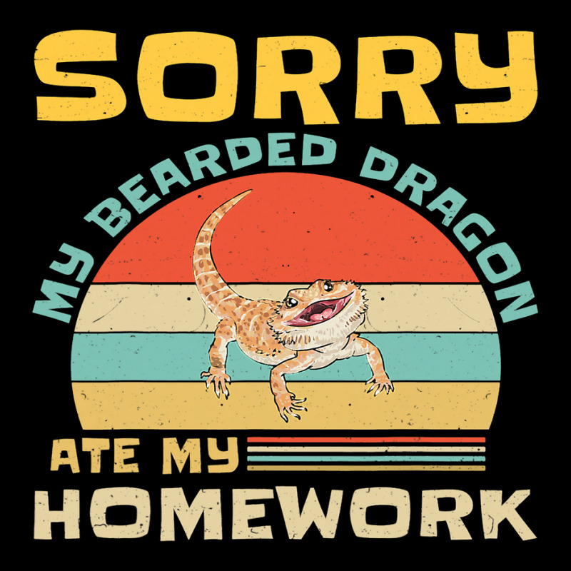 Sorry My Bearded Dragon Ate My Homework Funny Student Long Sleeve Shirts by AURRADILLARD | Artistshot