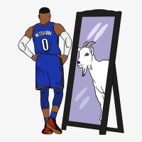 Russell Westbrook Mirror Goat (thunder) Ladies Fitted T-shirt | Artistshot