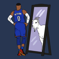 Russell Westbrook Mirror Goat (thunder) Ladies Denim Jacket | Artistshot