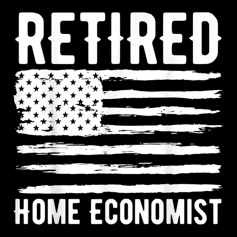 Retired Home Economist Profession American Flag T Shirt Cropped Hoodie by prix5d5gosson | Artistshot