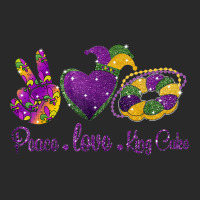 Peace Love King Cake Shirt A Mardi Gras Party Carnival Gifts T Shirt Printed Hat | Artistshot