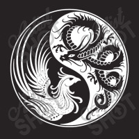 White And Black Dragon Phoenix Yin Yang Vintage Cap | Artistshot