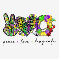 Peace Love King Cake Leopard Mardi Gras Matching Parade T Shirt Graphic T-shirt | Artistshot