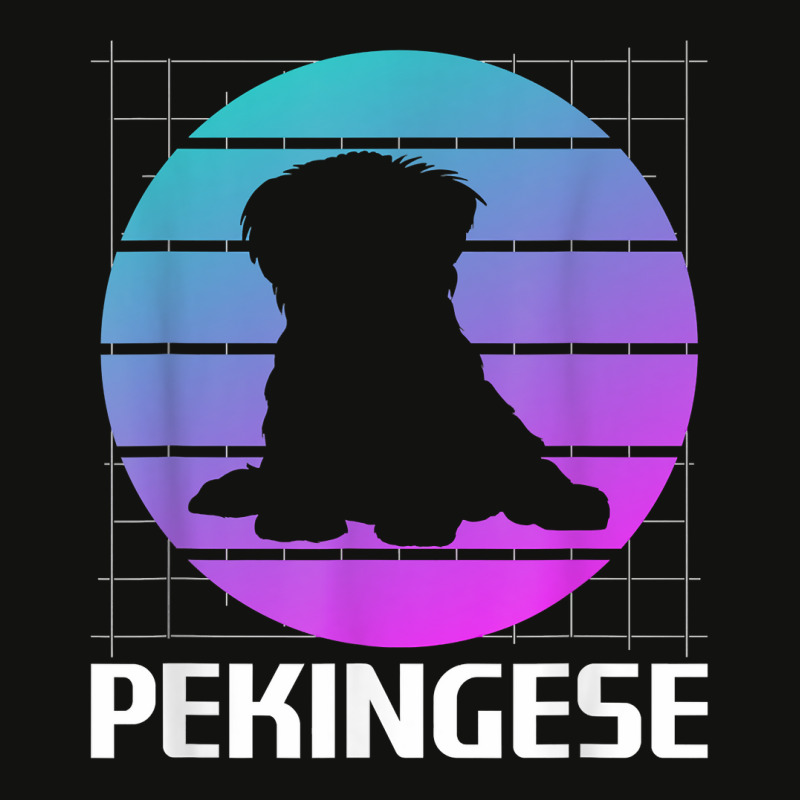 Retro Pekingese Dog Lover T Shirt Scorecard Crop Tee by prix5d5gosson | Artistshot