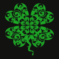 St Patricks Day Dragon Shamrock Clover Irish Scorecard Crop Tee | Artistshot