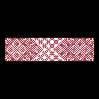 Red Latvian Lielvarde Belt Motif Legging | Artistshot