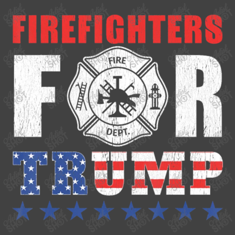 Firefighters For Trump Vintage T-shirt | Artistshot