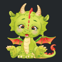 Sugar Cute Baby Dragon Green Dragon 1 Crewneck Sweatshirt | Artistshot