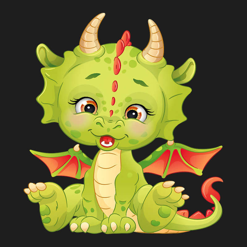 Sugar Cute Baby Dragon Green Dragon 1 Classic T-shirt by AURRADILLARD | Artistshot