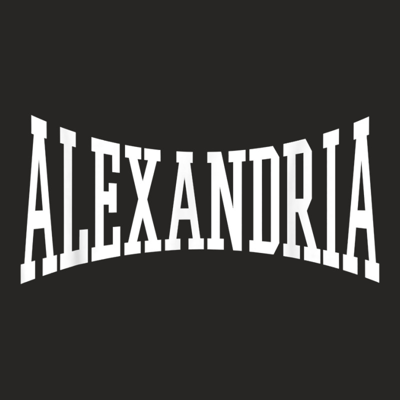 Alexandria Arch Vintage University Alumni Style T Shirt Ladies Fitted T-Shirt by simonettemjnn | Artistshot