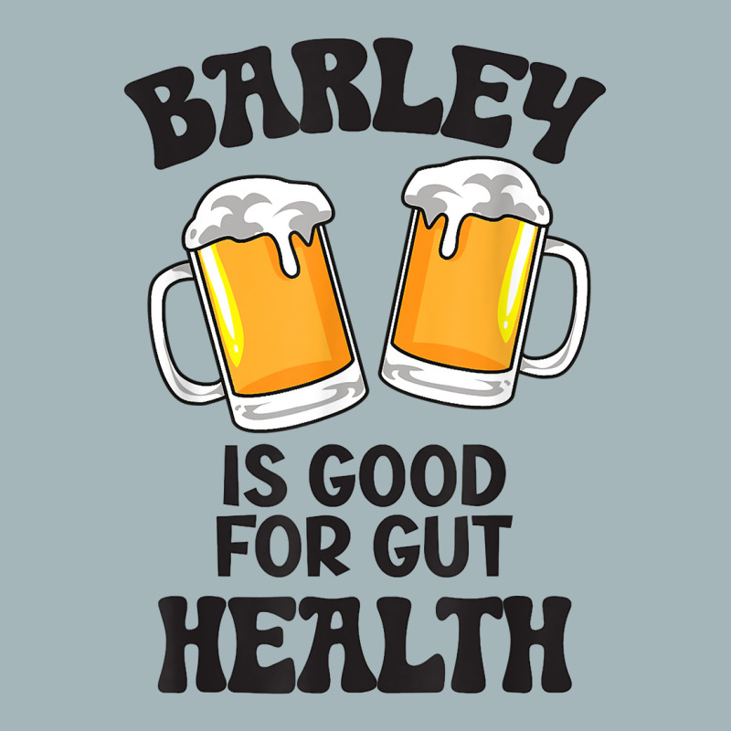 Barley Is Good For Gut Health Funny Beer T Shirt Unisex Sherpa-lined Denim Jacket | Artistshot