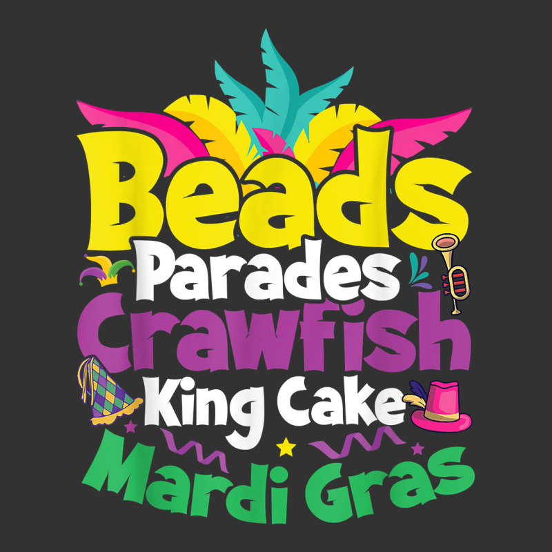 Beads, Parades, Crawfish, Kingcake, Mardi Gras T Shirt Baby Bodysuit | Artistshot