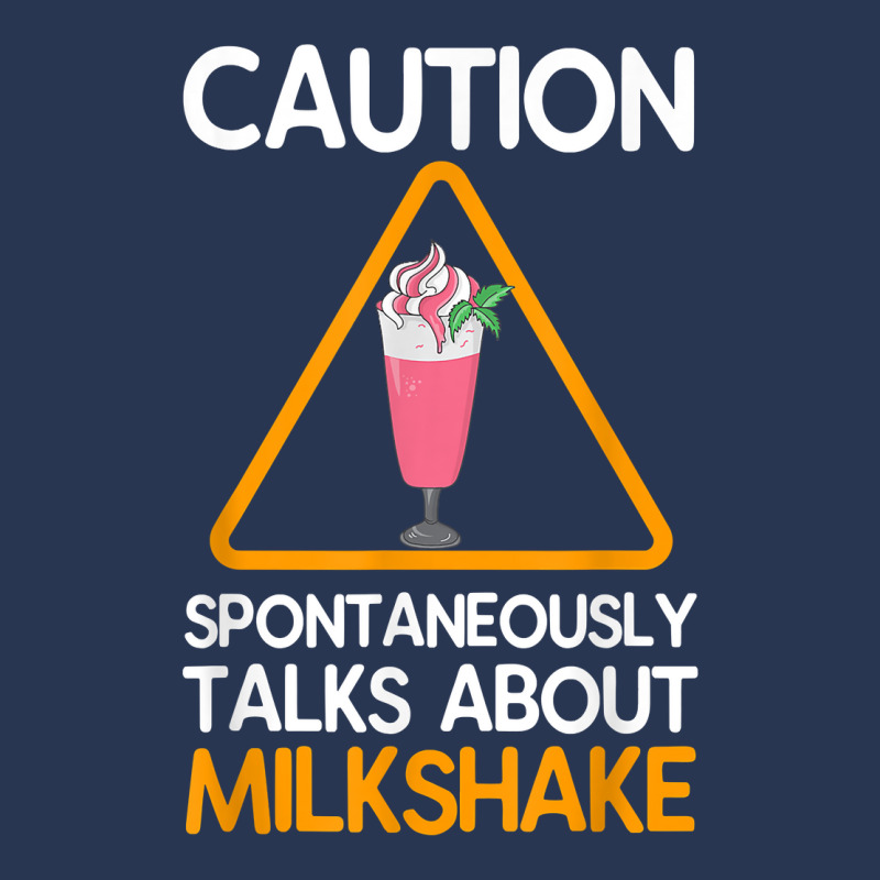 Caution Spontaneously Talks About Milkshake T Shirt Men Denim Jacket by corrinwpxbilal | Artistshot