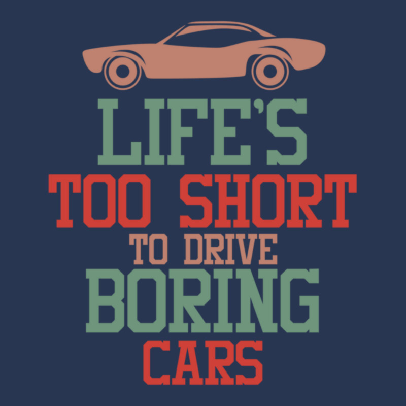 Life's Too Short To Drive Boring Cars Men Denim Jacket | Artistshot