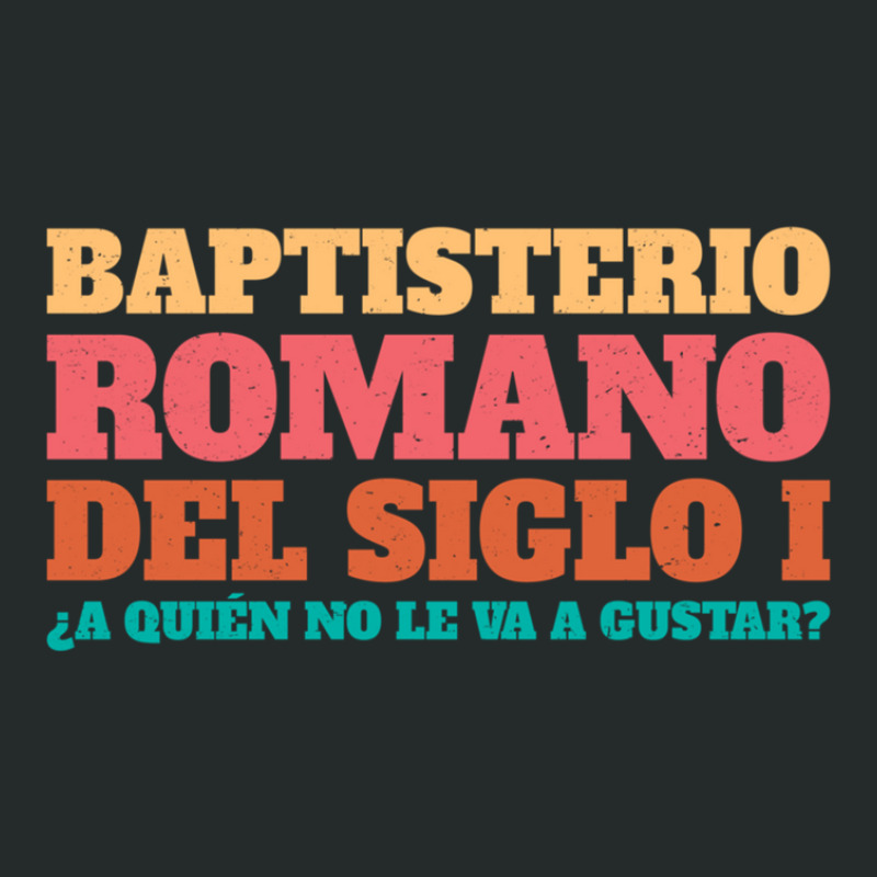 Who Will Not Like It 1st Century Roman Baptistery .png Women's Triblend Scoop T-shirt by PamzieAdams | Artistshot