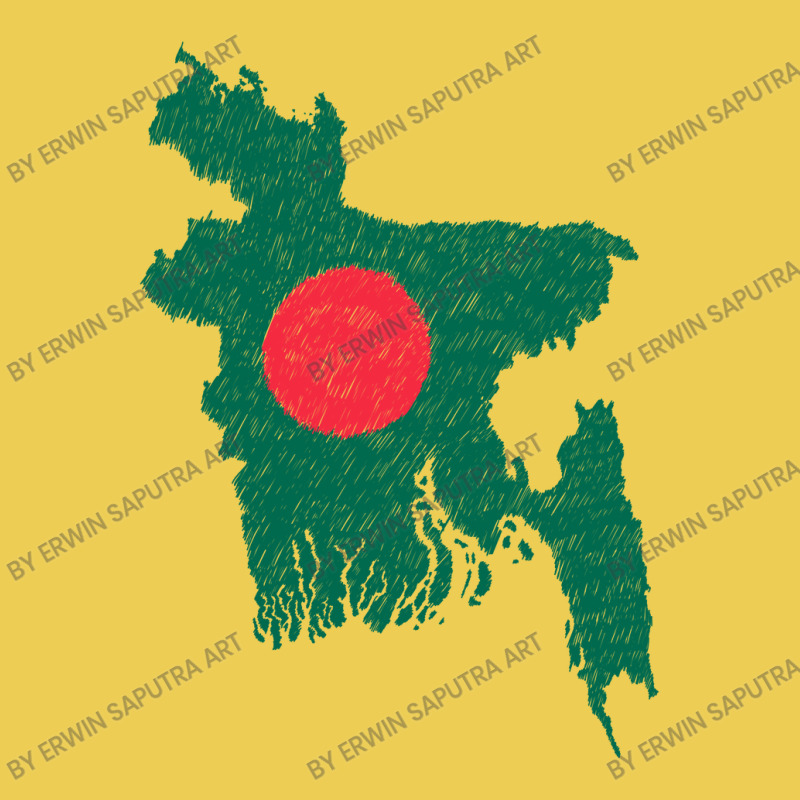 Bangladesh Map Flag Drawing Line Art Slide Sandal | Artistshot