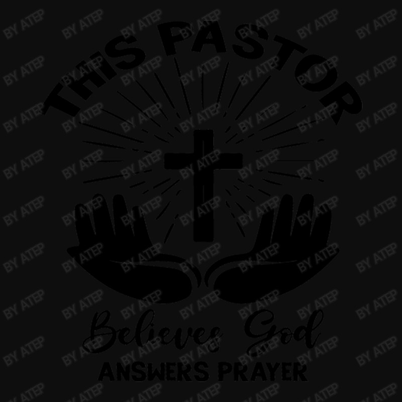 This Pastor Believes God Answers Prayer Crop Top by Atep | Artistshot