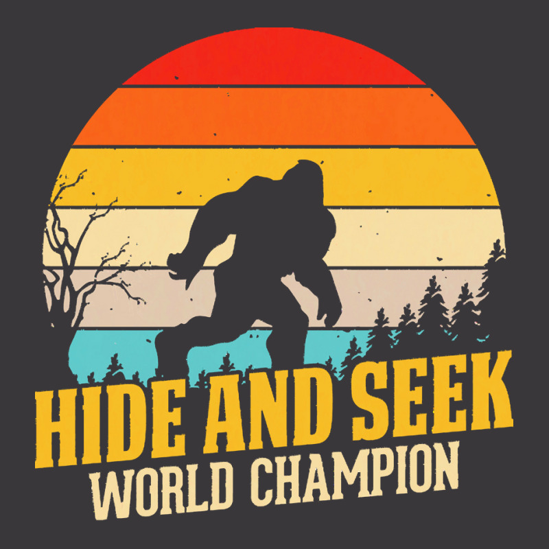 Bigfoot T  Shirt Retro Bigfoot Hide & Seek World Champion 3 Ladies Curvy T-Shirt by dmorissette903 | Artistshot