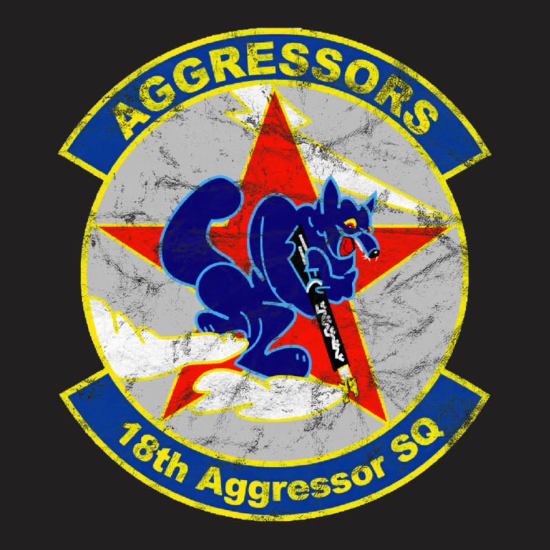 18th Aggressor Squadron Vintage T-Shirt by ruprairosittp | Artistshot