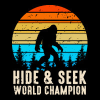 Bigfoot T  Shirt Retro Bigfoot Hide & Seek World Champion 5 Cropped Sweater | Artistshot