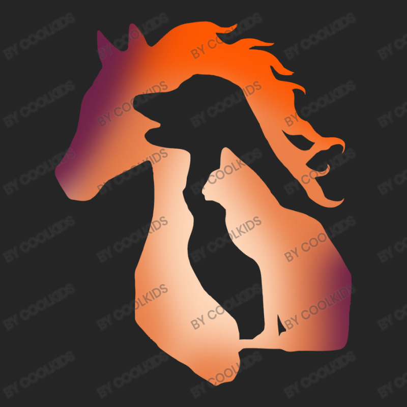 Dog Cat And Horse Silhouette Graphic T Shirt Unisex Hoodie | Artistshot