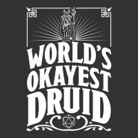 D&d Worlds Okayest Druid Vintage Hoodie | Artistshot